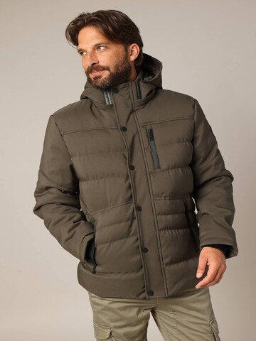 Veste d’hiver 'Chiro' Deeluxe en vert : devant
