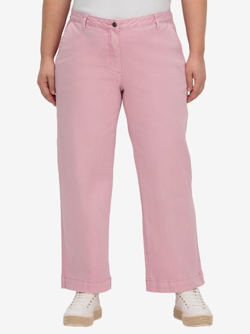 SHEEGO Loose fit Pants in Pink: front