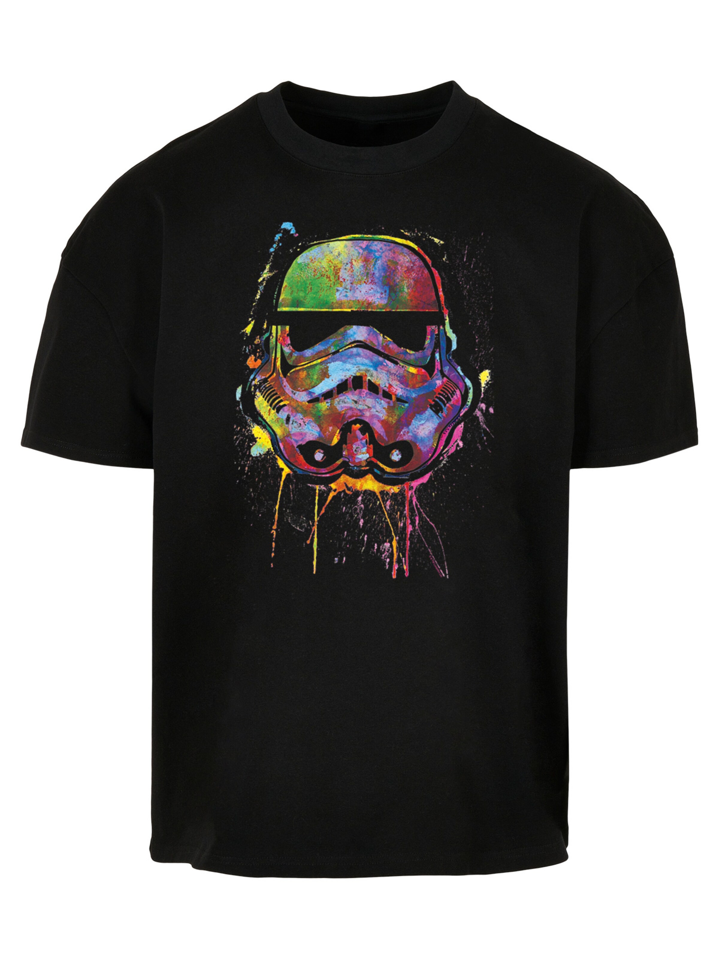 T-Shirt 'Star Wars' F4NT4STIC en noir : devant