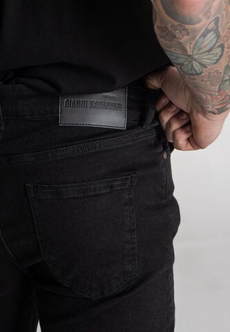 Coupe slim Jean Gianni Kavanagh en noir