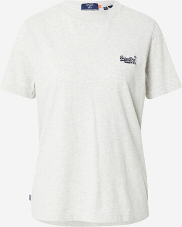 T-shirt Superdry en blanc : devant