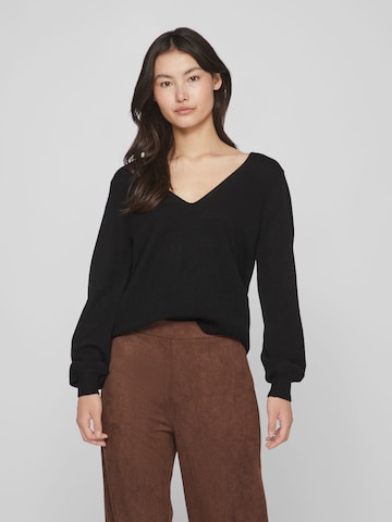VILA Sweater 'Ril' in Black: front