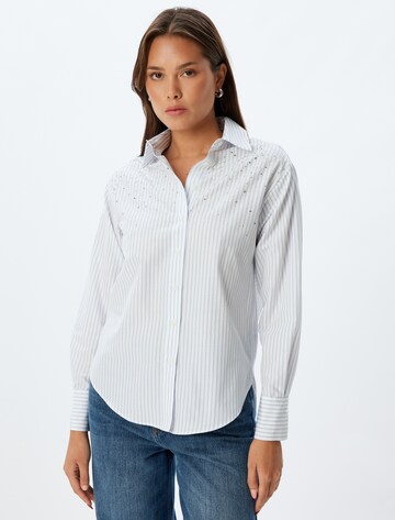 Koton Blouse in Wit: voorkant