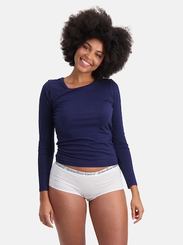 Bamboo basics Slip 'Iris' in White: front