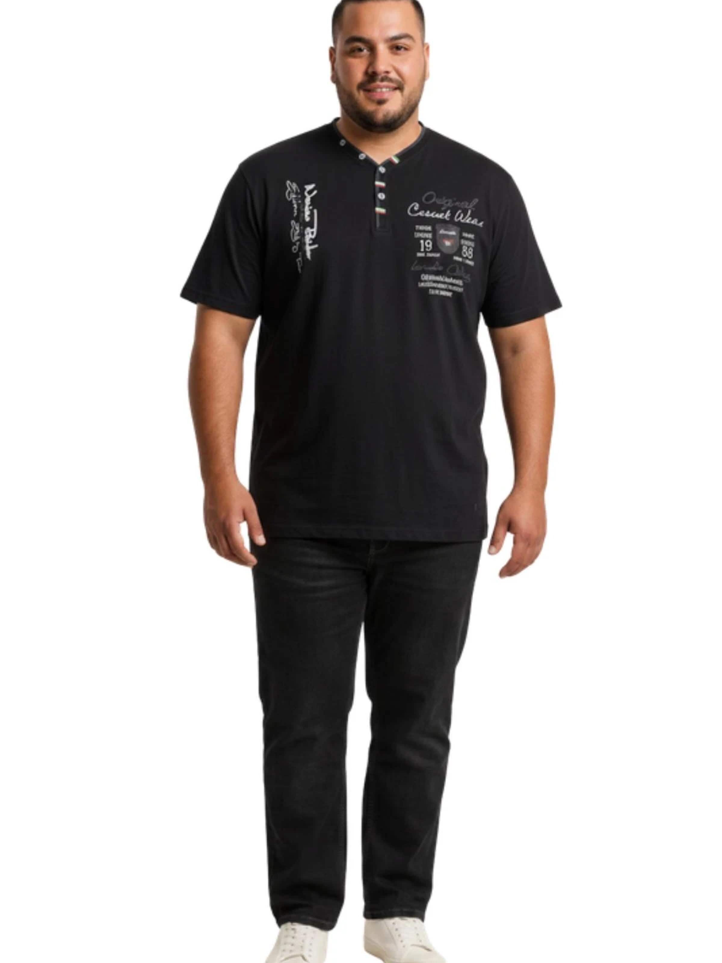 T-Shirt 'LV-2042 Übergrößen' Lavecchia en noir