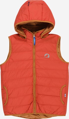 FINKID Bodywarmer 'VANULI' in Oranje: voorkant