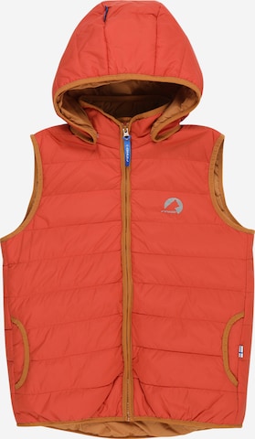 FINKID Bodywarmer 'VANULI' in Oranje: voorkant