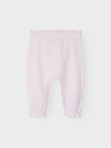 NAME IT - Tapered Calças 'LISSEL' em rosa