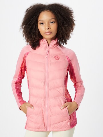 BIDI BADU Athletic Jacket 'Dania' in Red: front