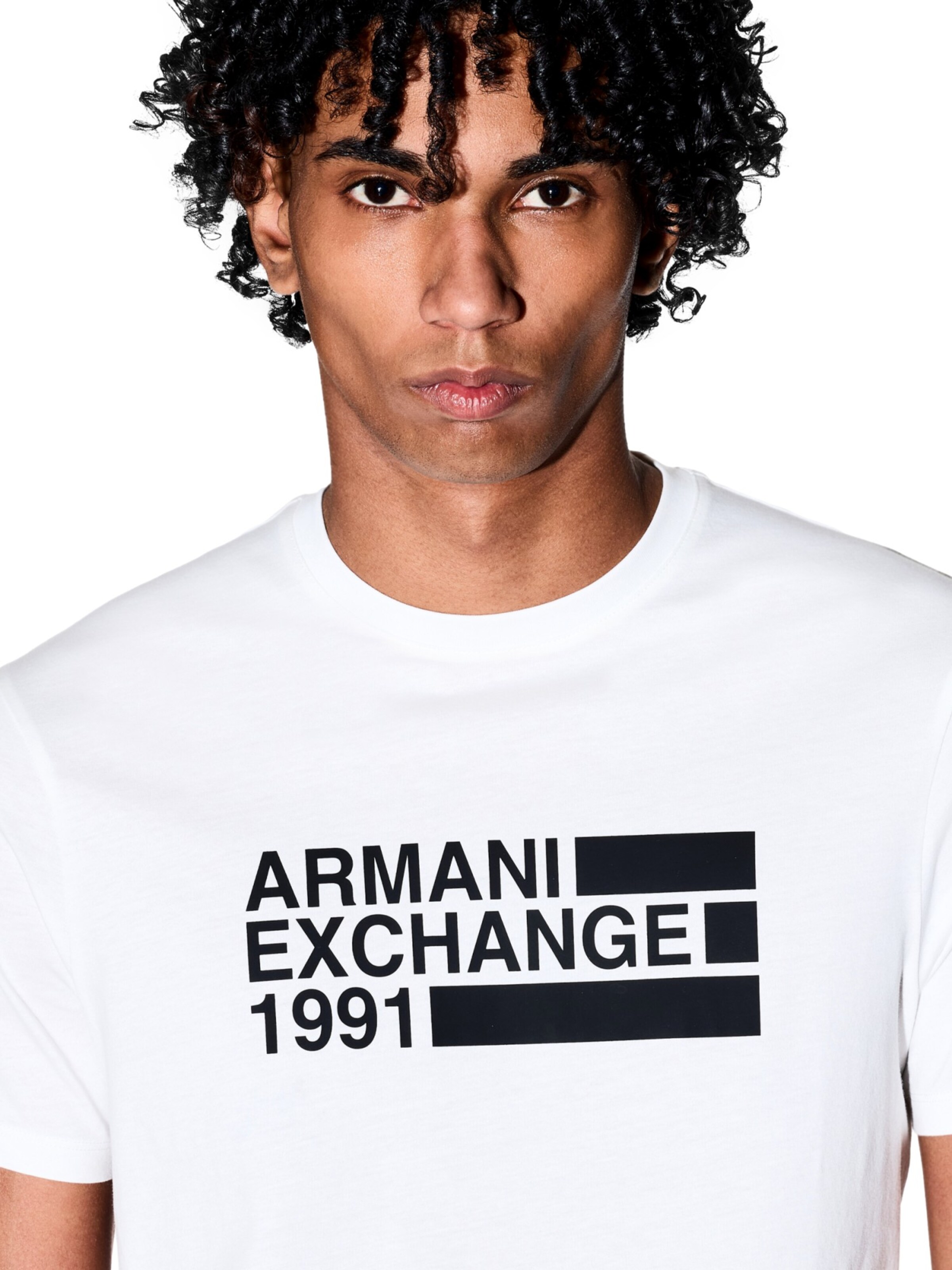 T-Shirt ARMANI EXCHANGE en blanc