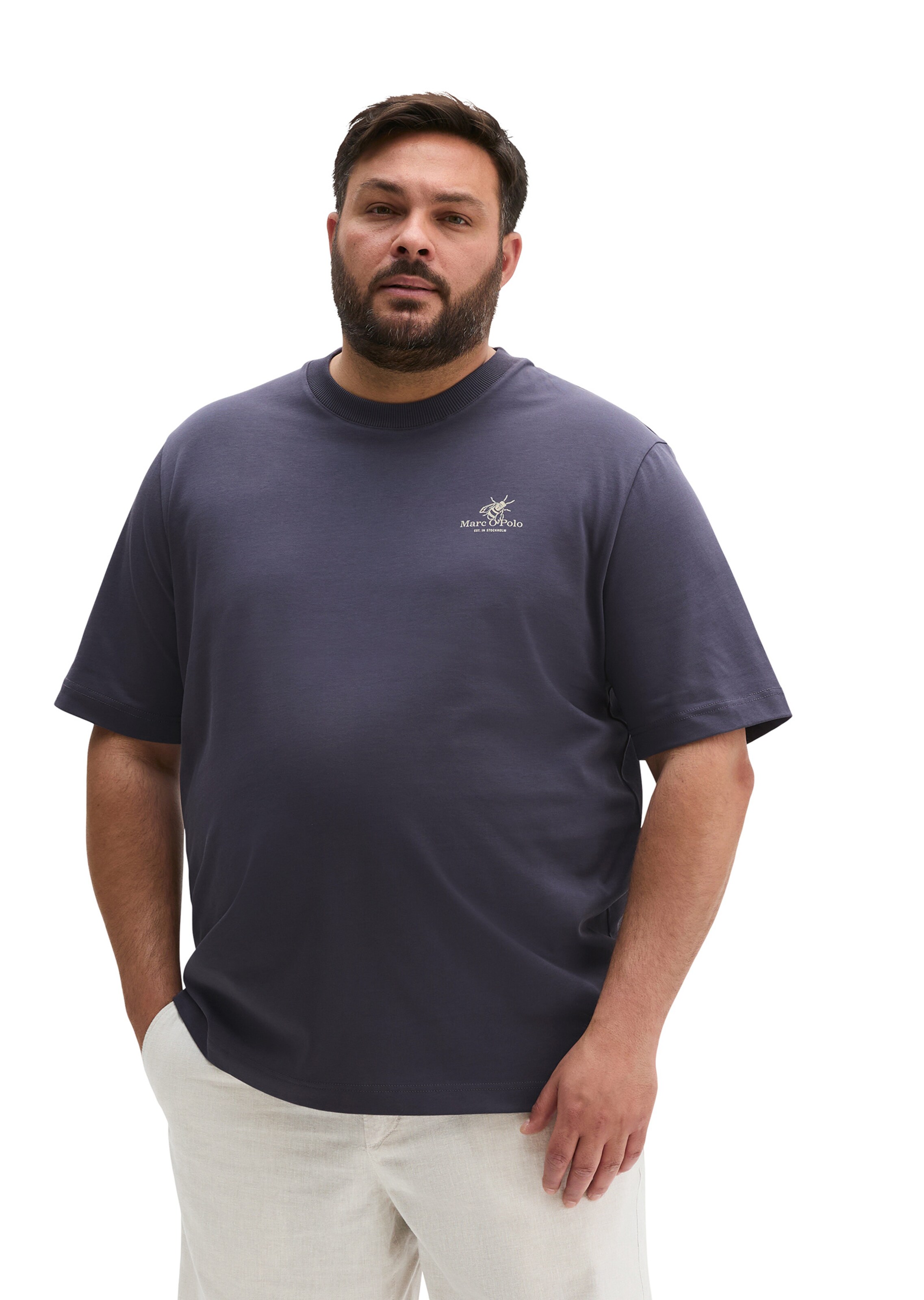 Marc O'Polo Shirt in Blue: front