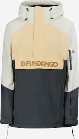Fundango Skijacke 'Birch ECO Logo Anorak' in Gelb: Vorderseite