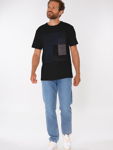 ThokkThokk Shirt 'Cubes' in Black