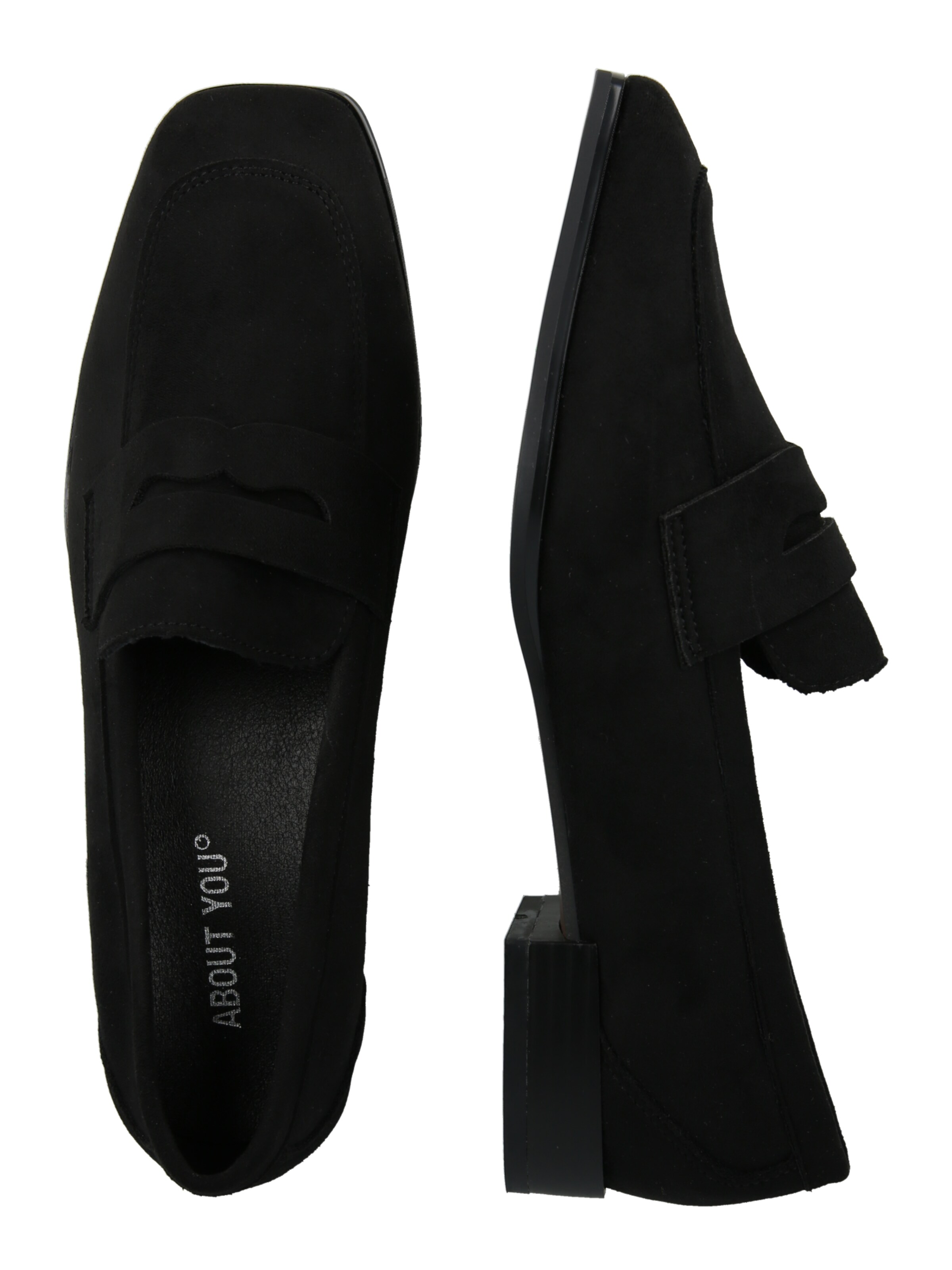 ABOUT YOU Classic Flats 'Antonia' in Black