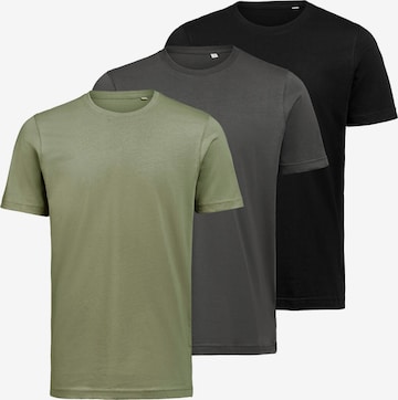 UNTAGGED MOVEMENT Shirt 'Regular Fit' in Grün: Vorderseite