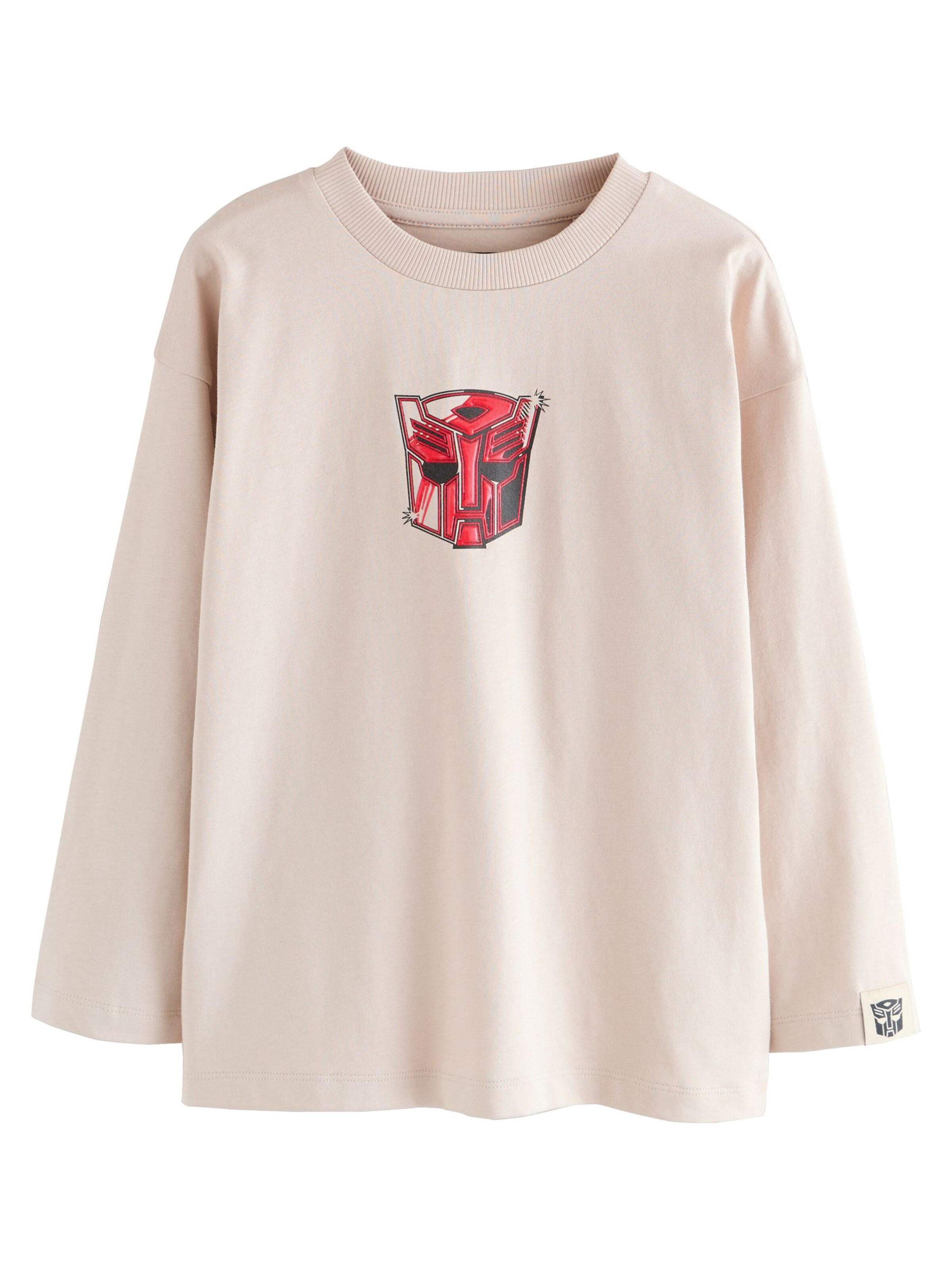 Next Koszulka 'Transformers' w kolorze beżowy: przód