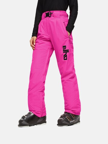 elho regular Παντελόνι πεζοπορίας 'ENGADIN 89' σε ροζ: μπροστά