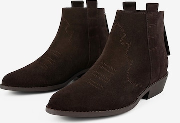 L37 HANDMADE SHOES Ankle Boots 'FLASHBACK' in Braun: Vorderseite