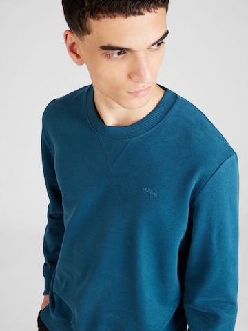 Sweat-shirt s.Oliver en bleu