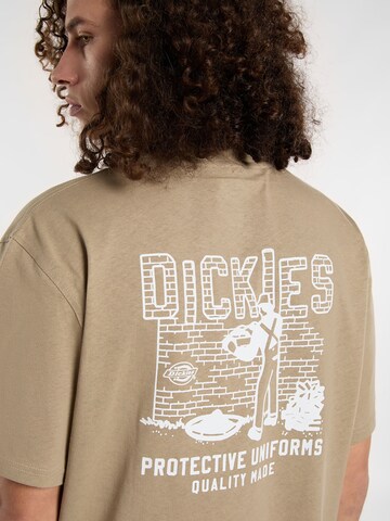DICKIES T-shirt 'BRICKLANE' i beige