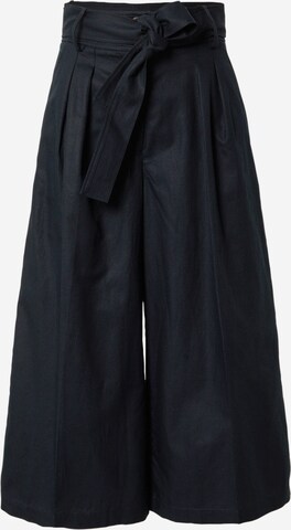 Vanessa Bruno Zvonové kalhoty Kalhoty se sklady v pase 'LEO' – modrá: přední strana