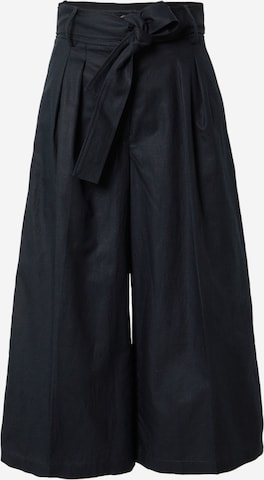 Vanessa Bruno Wide leg Pleat-front trousers 'LEO' in Blue: front