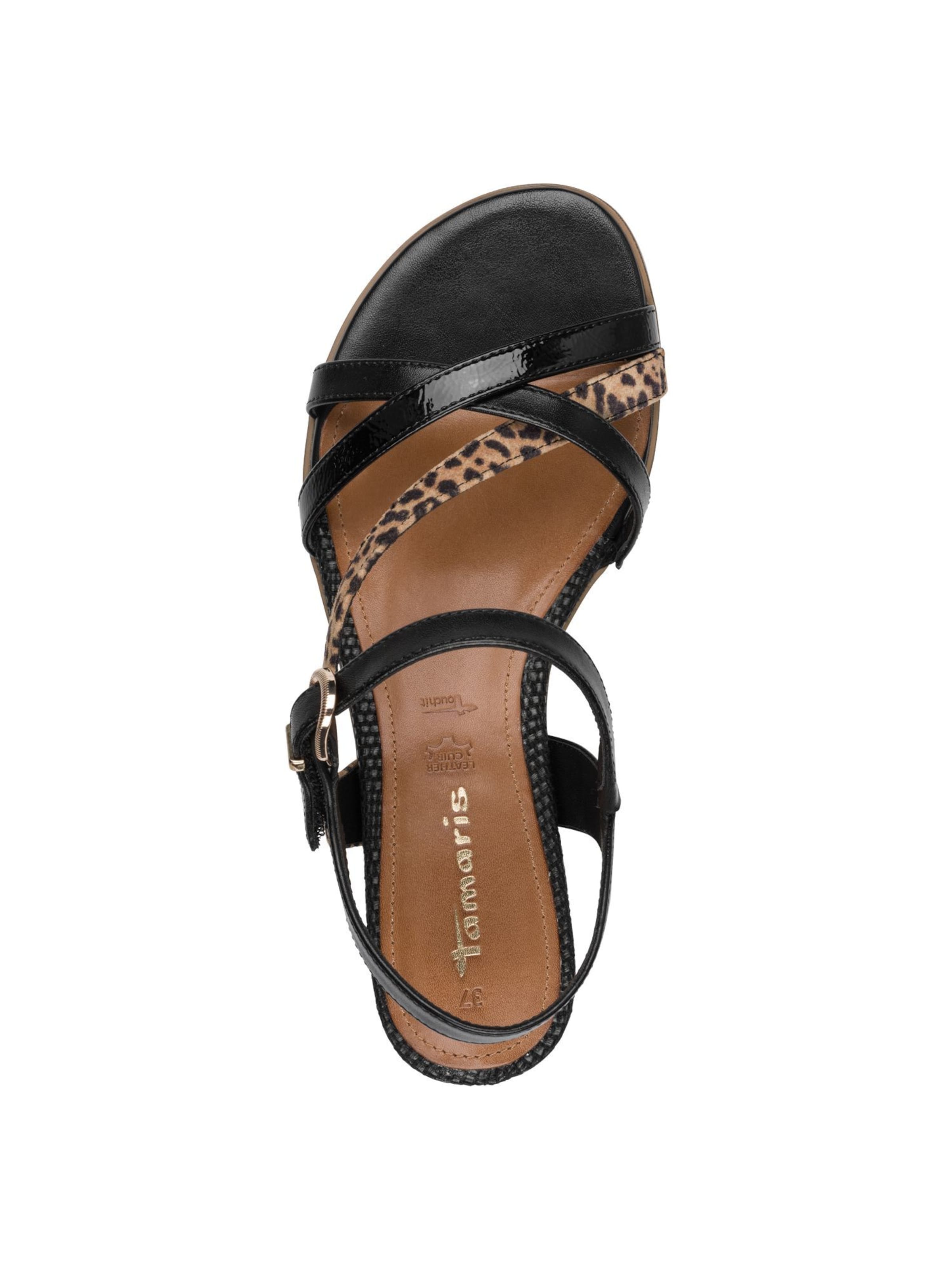 Sandales Tamaris en noir