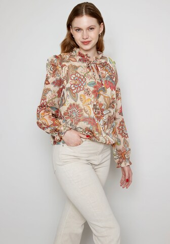 ZABAIONE Bluse in Beige