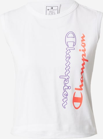 Champion Authentic Athletic Apparel - Top deportivo en blanco: frente