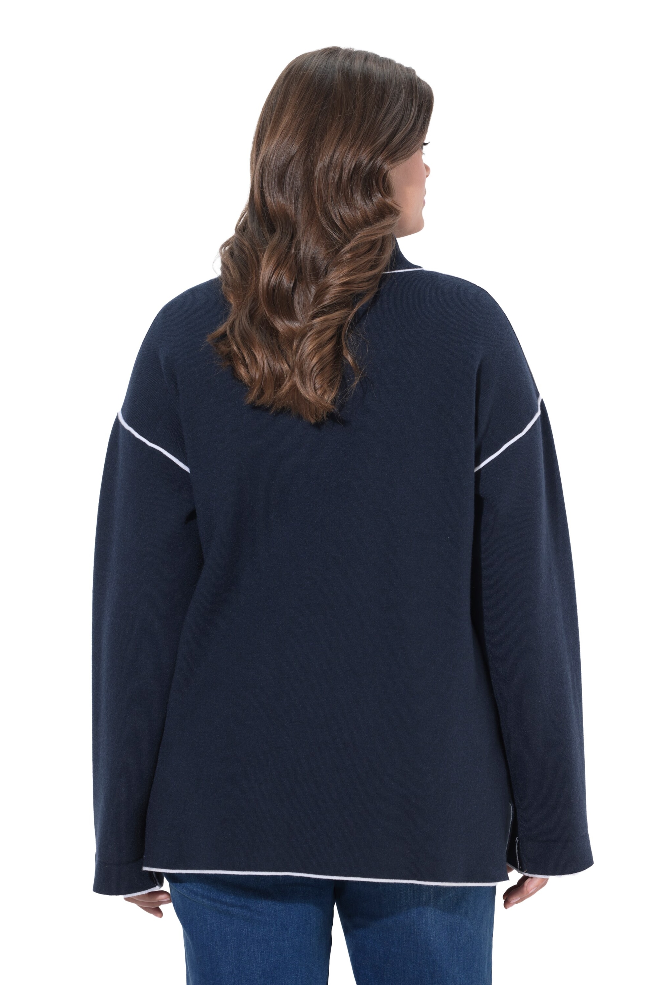 LAURASØN Gebreid vest in Blauw