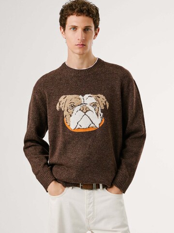 Pepe Jeans Sweater 'Phelan' in Brown: front