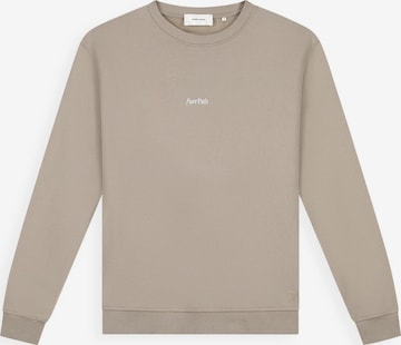 Sweat-shirt Pure Path en gris : devant