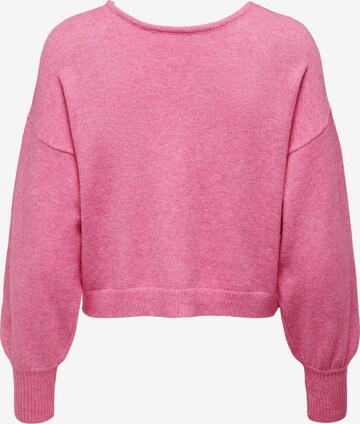 ONLY Sweter 'Ibi' w kolorze różowy