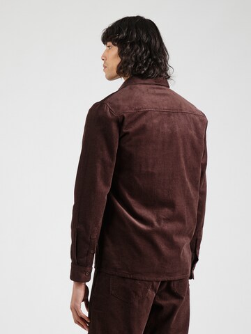 MELA Regular fit Button Up Shirt 'NIMIT' in Brown