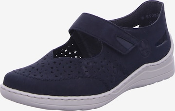 Rieker Slipper in Blau: Vorderseite