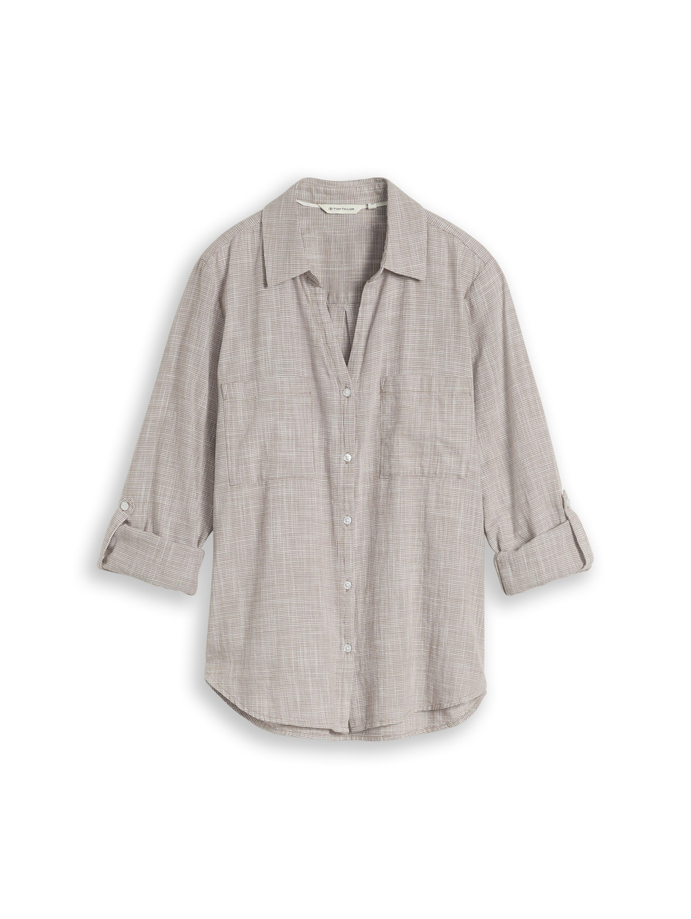 TOM TAILOR Blus i brun: framsida