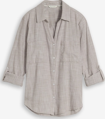 TOM TAILOR Blus i brun: framsida