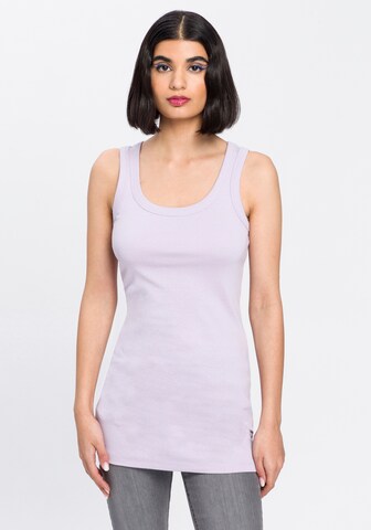 FLASHLIGHTS Top in Lila: Vorderseite