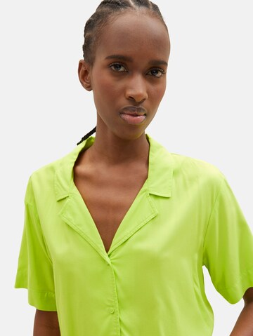 TOM TAILOR DENIM Blouse in Green