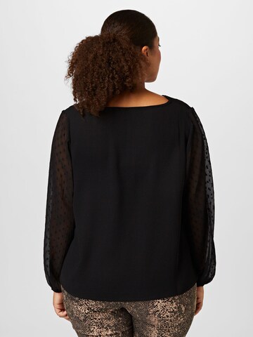 ABOUT YOU Curvy Blouse 'Vivian' in Zwart