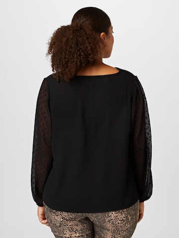 ABOUT YOU Curvy Blouse 'Vivian' in Zwart