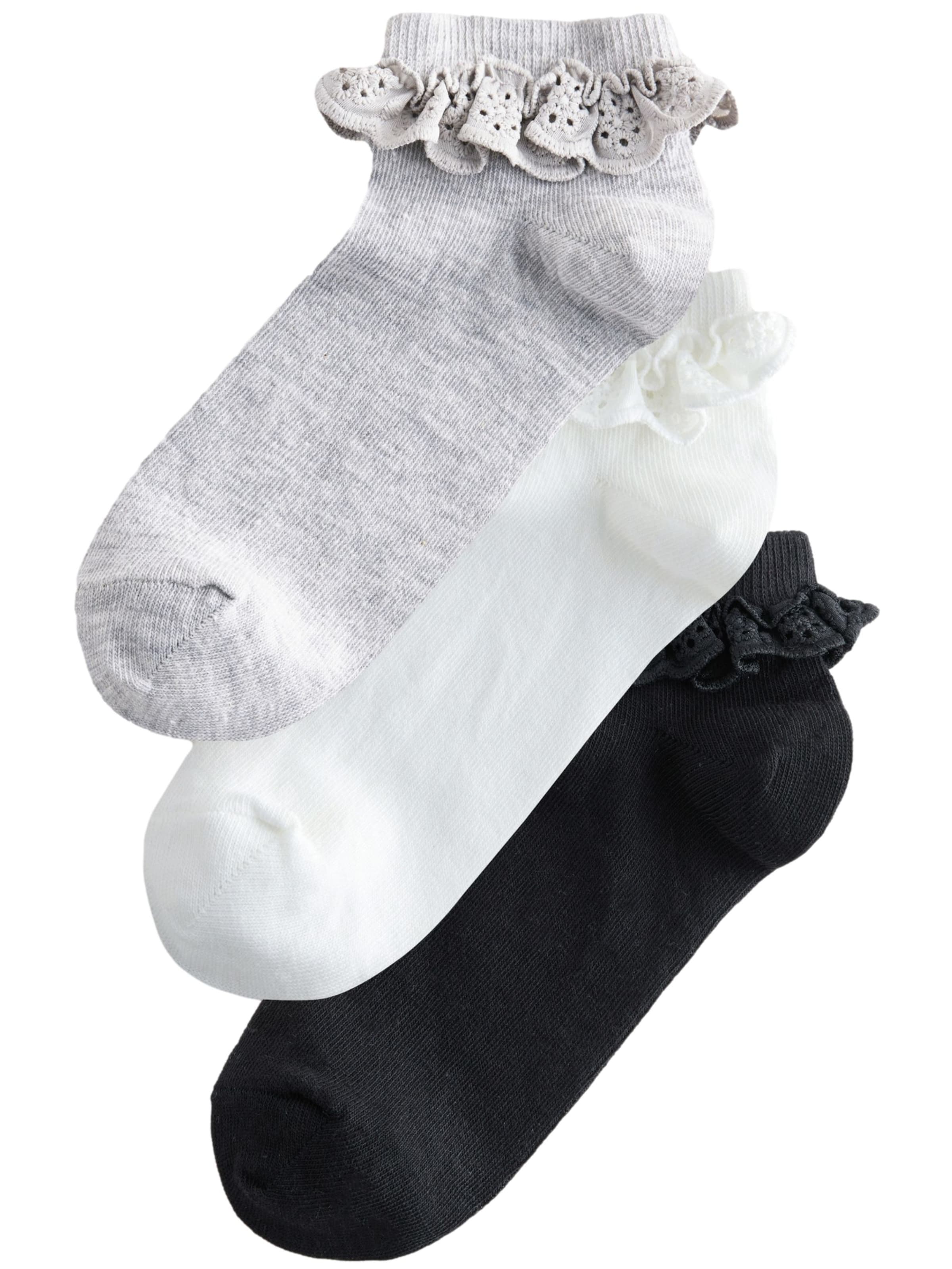 Next Socken in Grau: Vorderseite