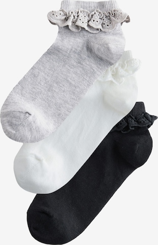 Next Къси чорапи в сиво: отпред