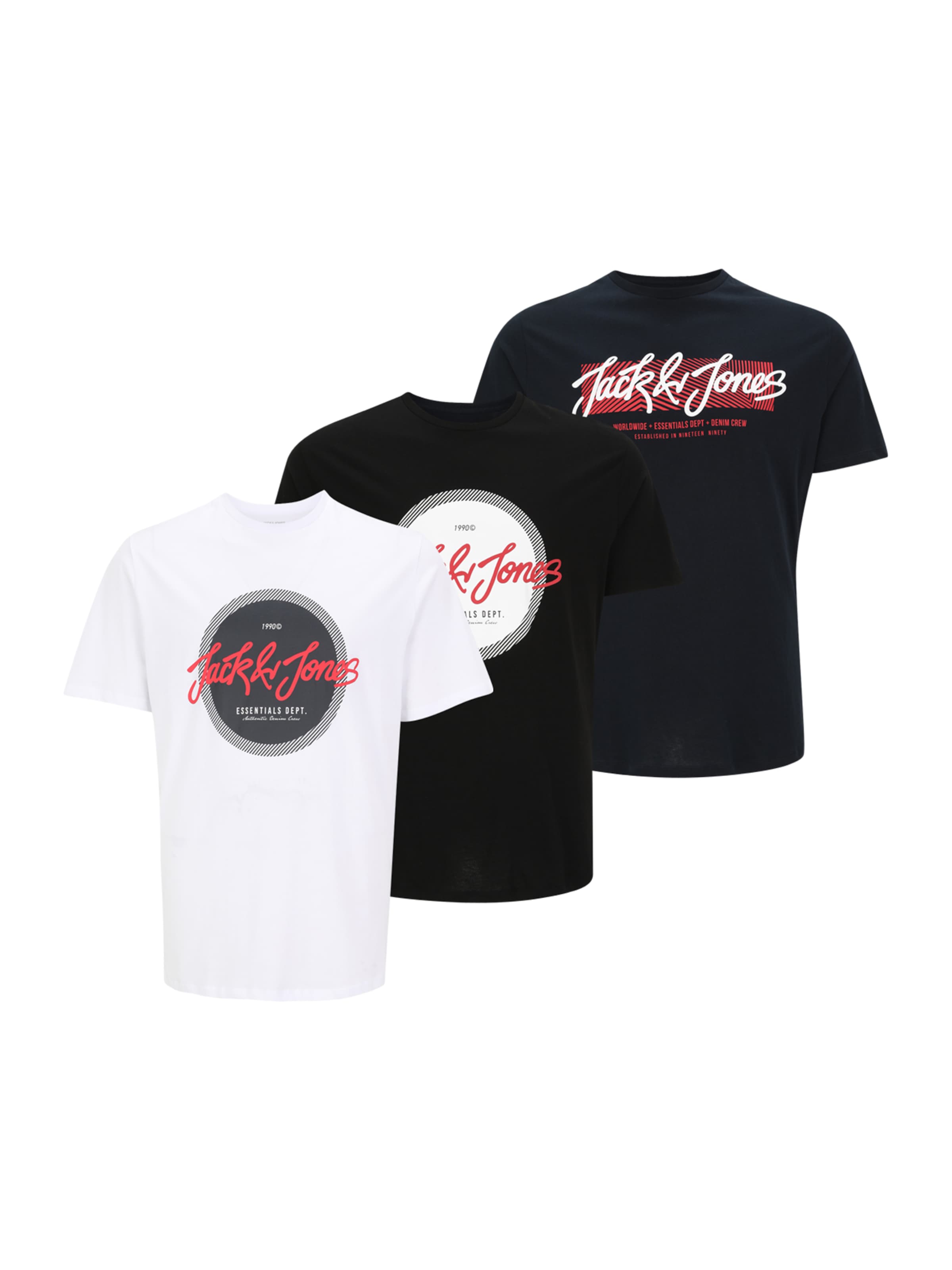 Jack & Jones Plus Μπλουζάκι 'JJURBAN' σε μπλε: μπροστά