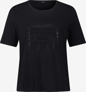 zero T-Shirt in Schwarz: predná strana