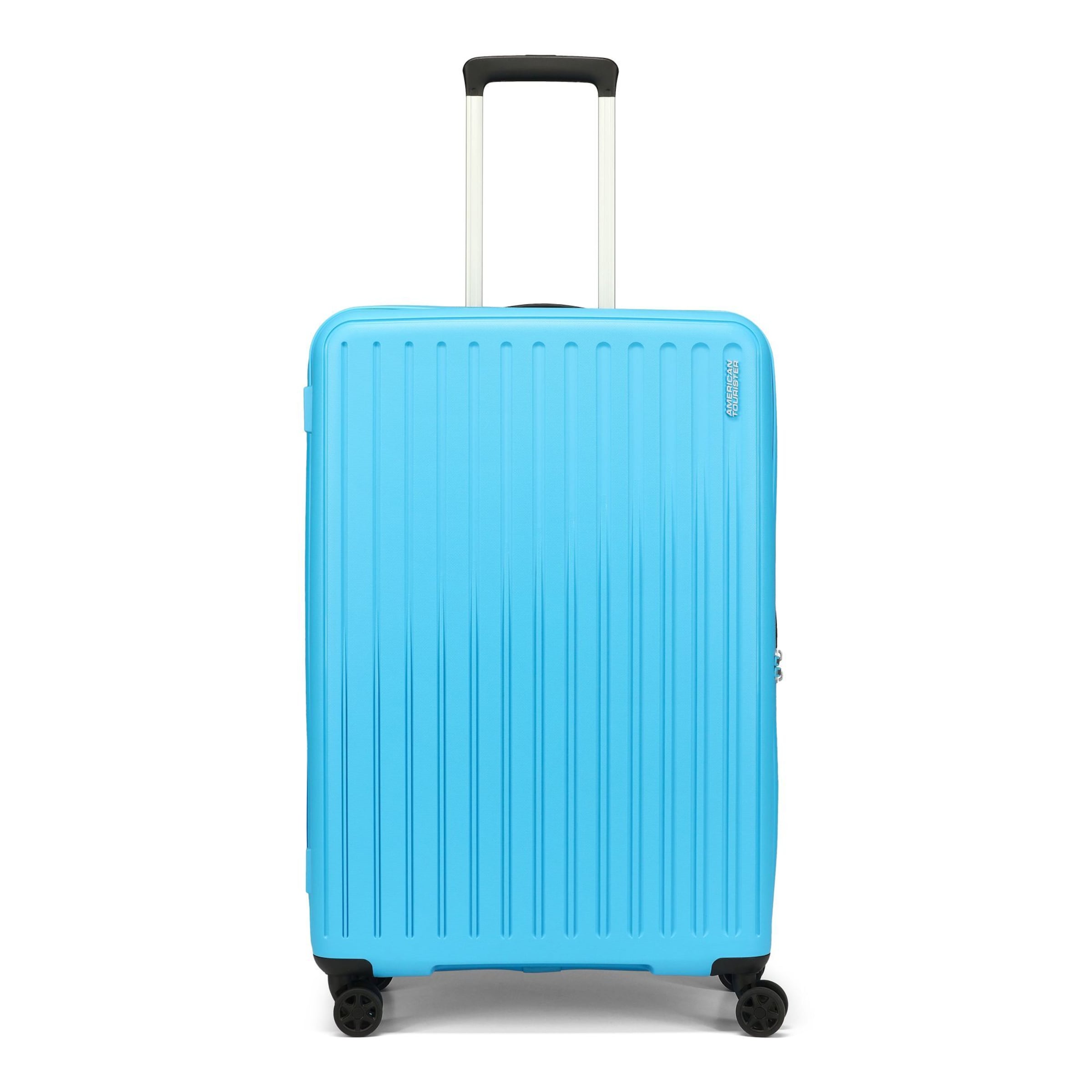 American Tourister Trolley 'Rejoy' in Blau: Vorderseite
