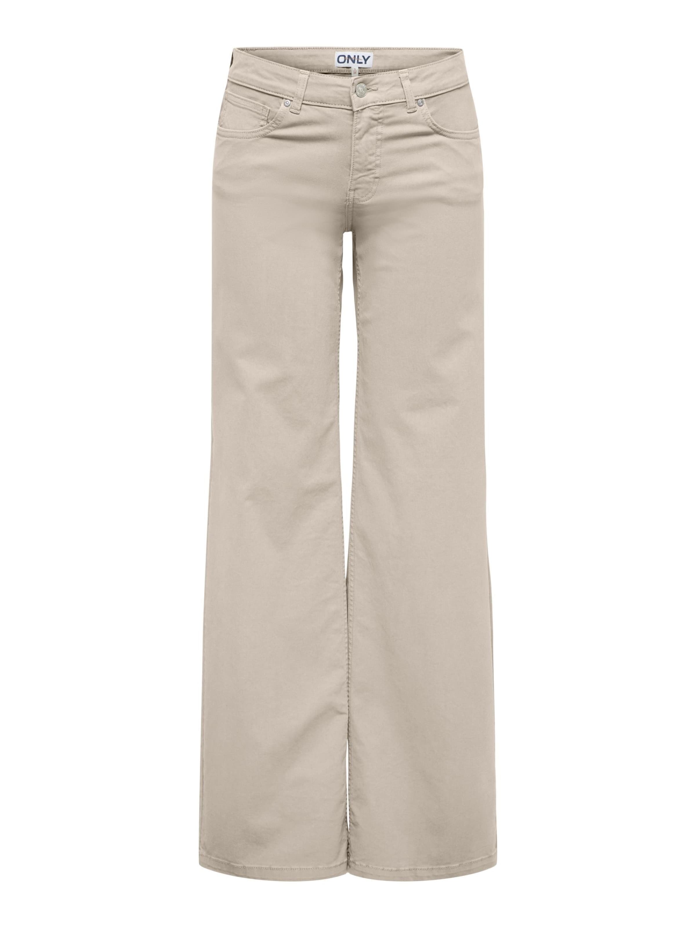 Wide Leg Pantalon 'ONLMadison' ONLY en beige : devant