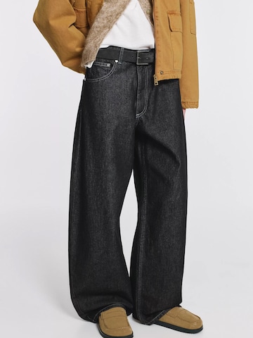 Pull&Bear Luźne Jeansy w kolorze szary: przód