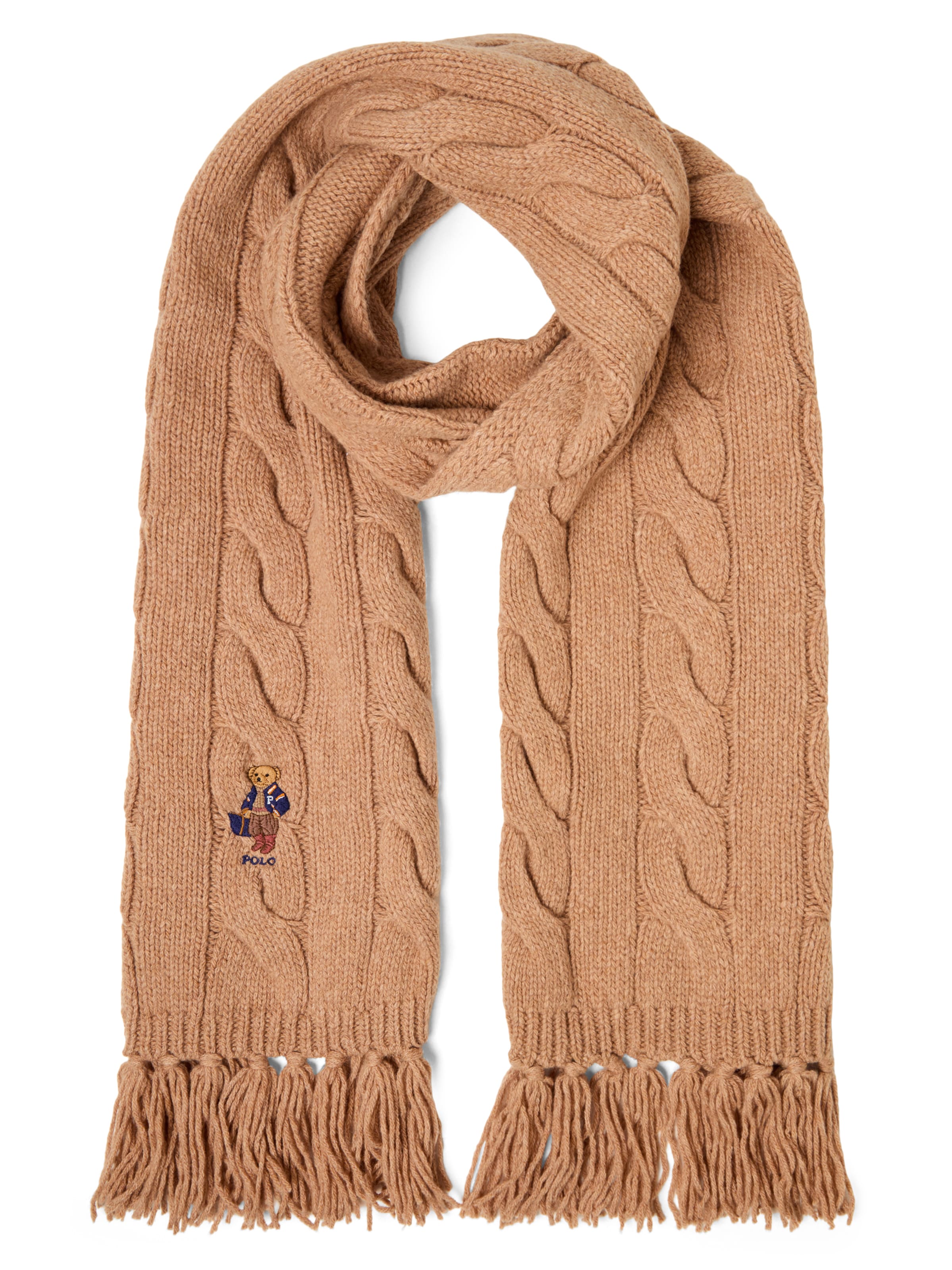 Polo Ralph Lauren Schal in Beige: Vorderseite