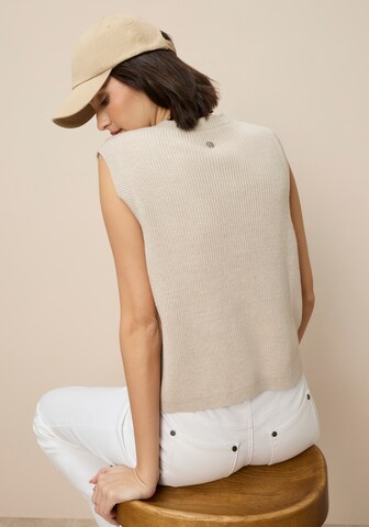 Tamaris Knitted Vest in Beige